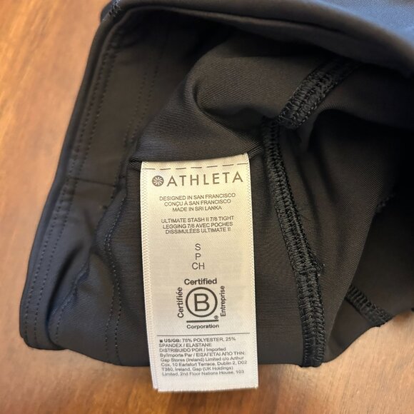 Lot of 2 Athleta Women's Leggings Black Size Small - Picture 13 of 16